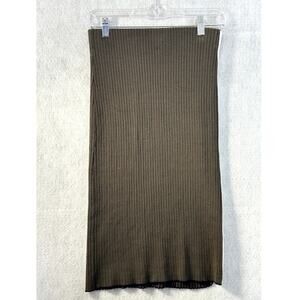 Scotch & Soda Maison Scotch Ok! Bye! Size Small Bodycon Skirt Stretch Brown